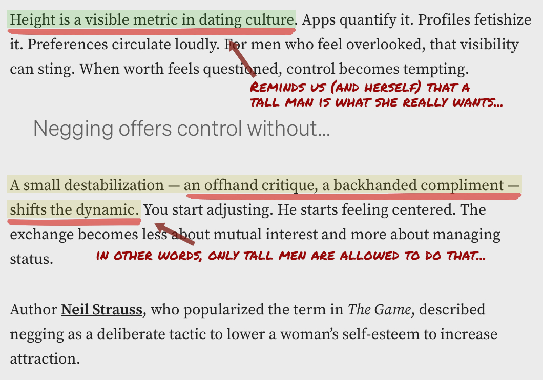 Writers Now Use "Some" To Get Around Stereotyping Short Men