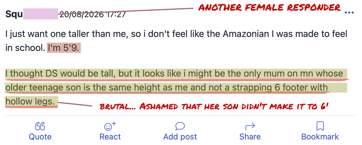Man Posts On Women's Board For Reassurance. Leaves With Brutal Height Pills Instead.
