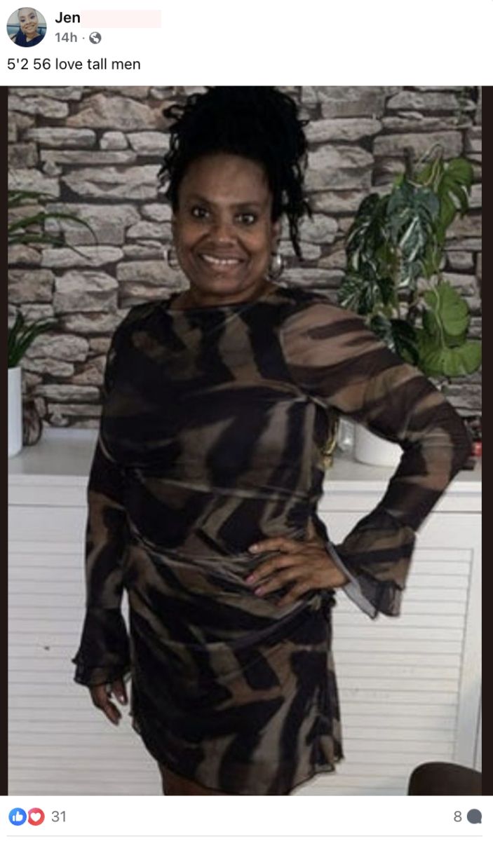 Older women thirsting over tall men in Facebook group