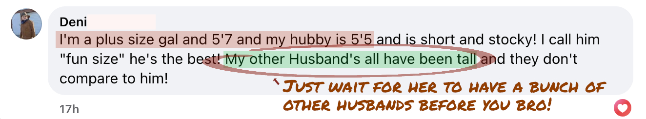 Older Women Trying Really Hard To Be Attracted To Shorter Men