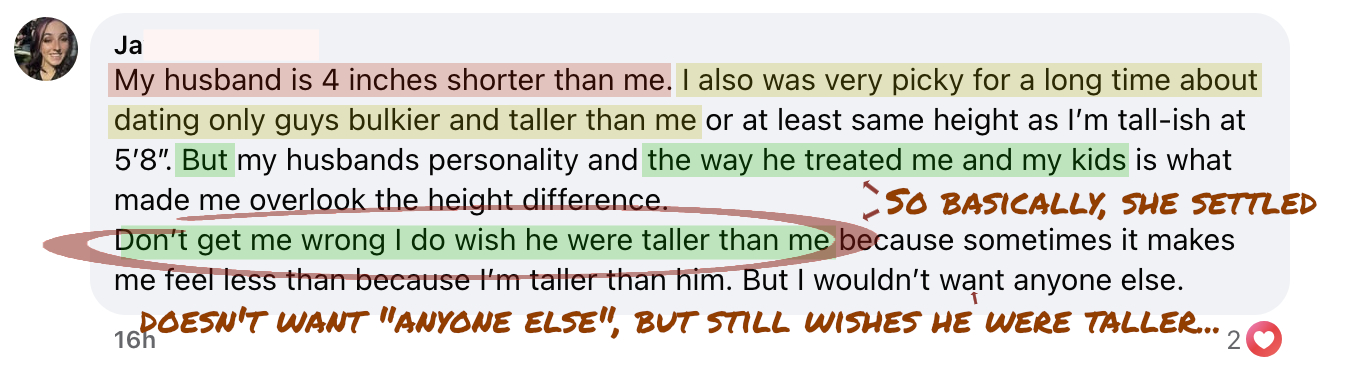 Older Women Trying Really Hard To Be Attracted To Shorter Men