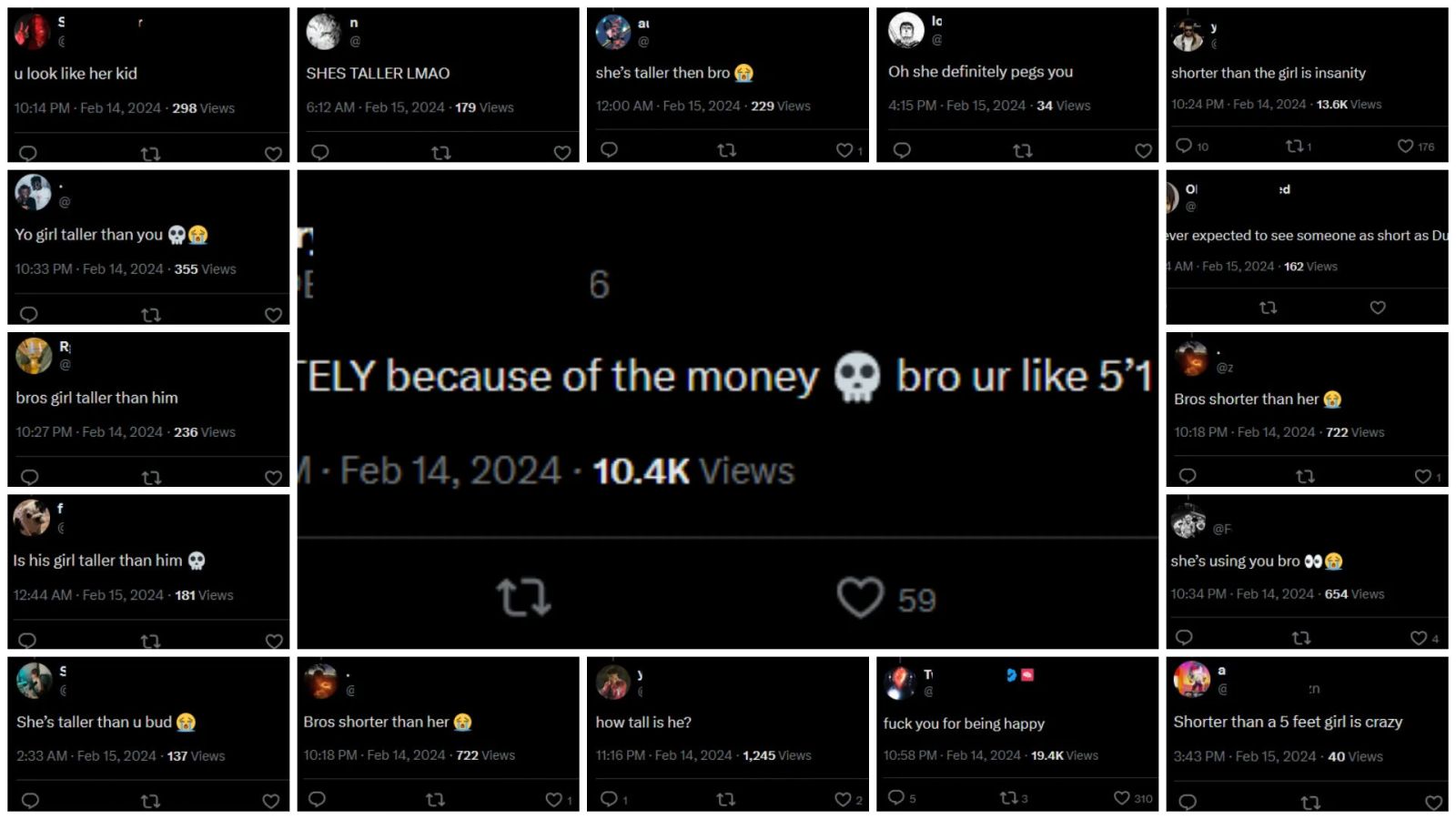 Short Guy Shows Off Valentine On Twitter And Gets Roasted | Height Shaming | Short Men | Short King | Short Guys | Short Kingz