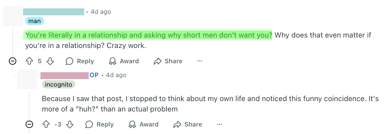 Short Woman In Relationship With Tall Man Wonders Why Short Men Never Wanted Her