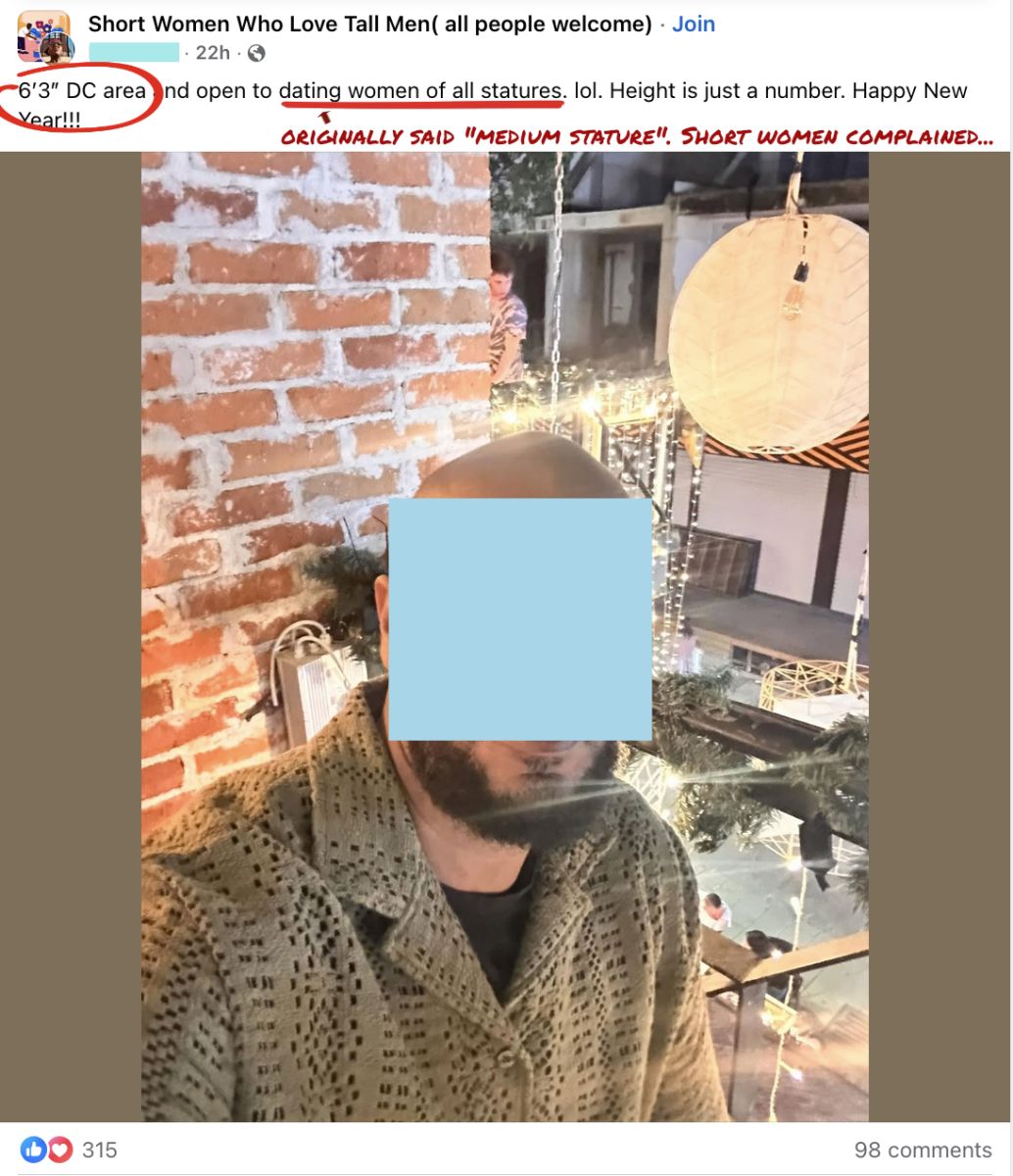 Short Women Willing To Travel 250+ Miles For Tall Men