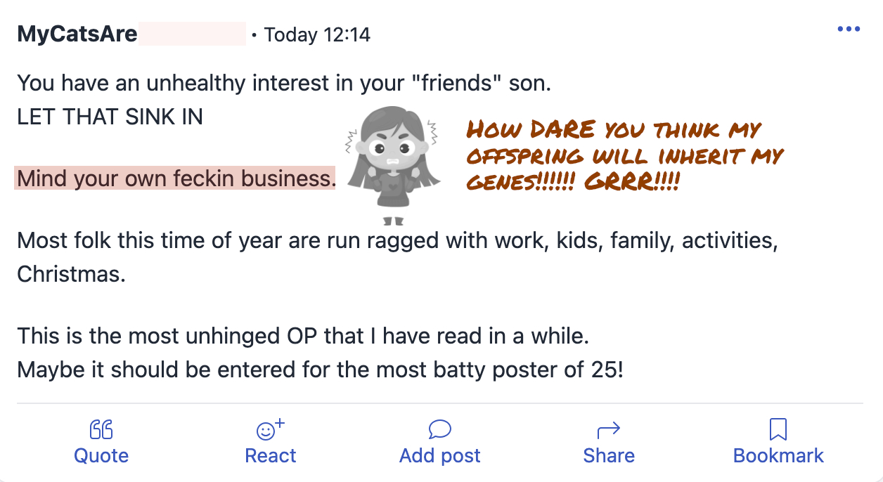 Women attack female poster who suggests that short women can have short offspring