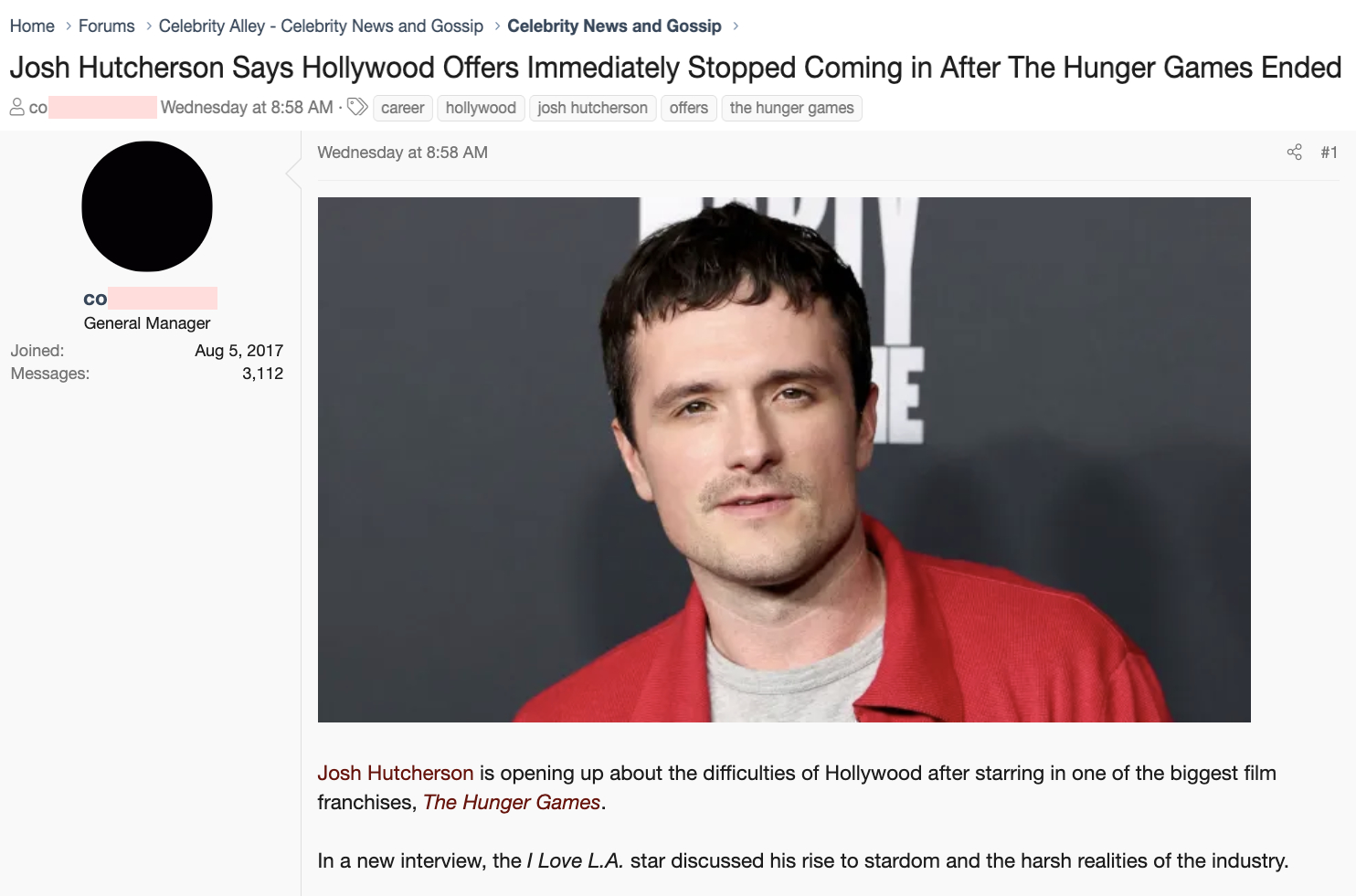 Women Poking Fun At 5'5 Josh Hutcherson For Not Being Able To Get Lead Roles