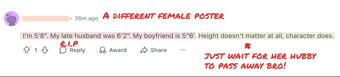 Women slam short guy subreddit while claiming the love short men