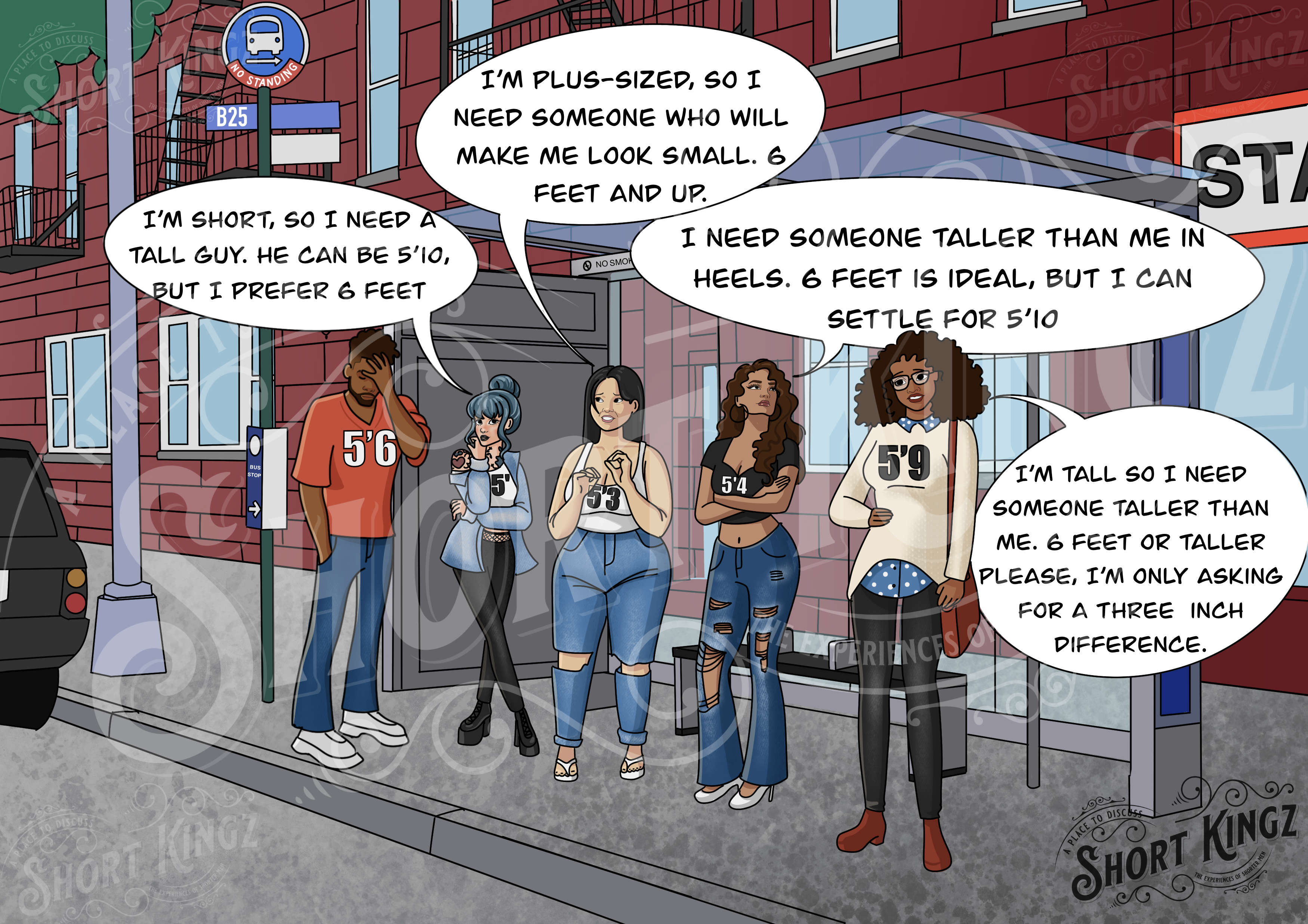 Women Are Not A Monolith. Height Preferences Vary From Person To Person | Height And Dating | Short Guys | Short Men | TheLowerView